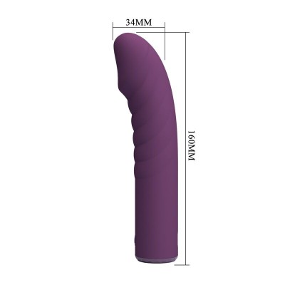PRETTY LOVE - VIBRADOR RECARREGÁVEL RYLAND COM 10 FUNÇÕES - ROXO - D-246129 - Dona Pimenta