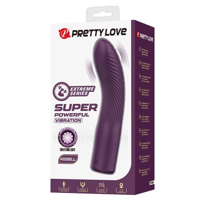 PRETTY LOVE - VIBRADOR RECARREGÁVEL KISSELL COM 10 FUNÇÕES - ROXO - D-246130 - Dona Pimenta