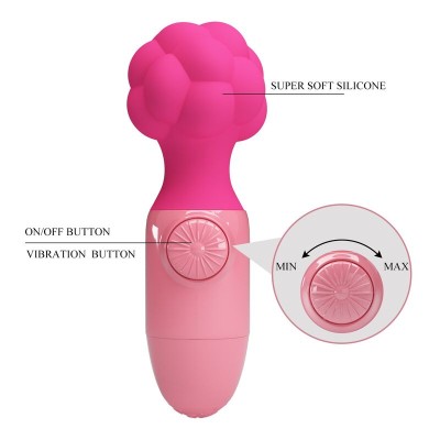 PRETTY LOVE - MINI MASSAGADOR ANWEN ROSA - D-246139 - Dona Pimenta
