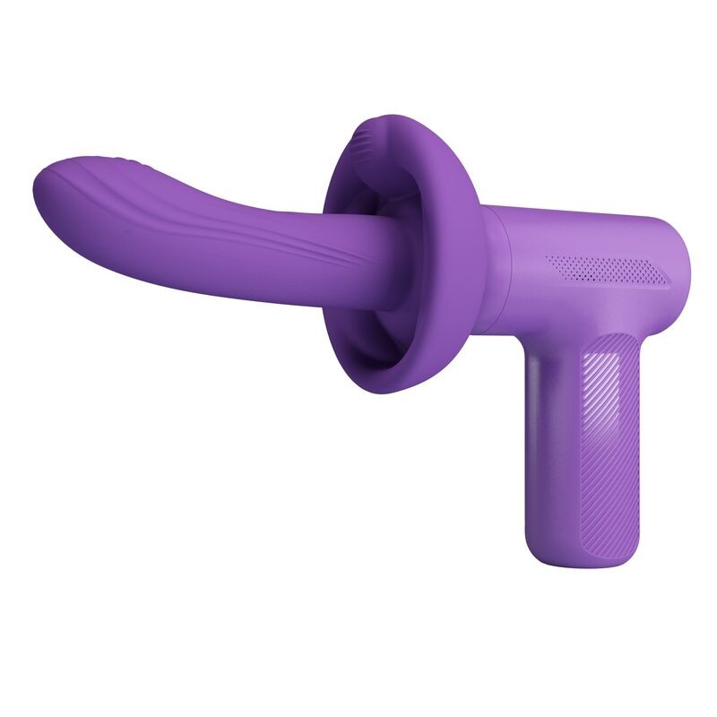 PRETTY LOVE - Pistola de Massagem com Impulso VITO 5 Modos Roxa - D-246140 - Dona Pimenta