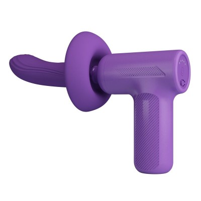 PRETTY LOVE - Pistola de Massagem com Impulso VITO 5 Modos Roxa - D-246140 - Dona Pimenta