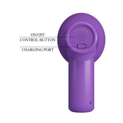 PRETTY LOVE - Pistola de Massagem com Impulso VITO 5 Modos Roxa - D-246140 - Dona Pimenta