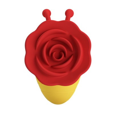 PRETTY LOVE - LITTLE BEE - ESTIMULADOR CLITORIAL RECARREGÁVEL COM 7 MODOS - VERMELHO/AMARELO - D-246153 - Dona Pimenta