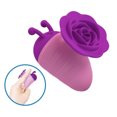 PRETTY LOVE - LITTLE BEE - ESTIMULADOR CLITORIAL RECARREGÁVEL COM 7 MODOS - ROXO-ROSA - D-246154 - Dona Pimenta