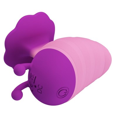PRETTY LOVE - LITTLE BEE - ESTIMULADOR CLITORIAL RECARREGÁVEL COM 7 MODOS - ROXO-ROSA - D-246154 - Dona Pimenta