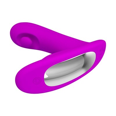 PRETTY LOVE - MASSAGEADOR DE PRÓSTATA RECARREGÁVEL BAUER COM 12 MODOS - ROXO - D-246155 - Dona Pimenta