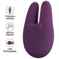ROMANCE - BUNNY ESTIMULADOR EXTERNO COM 7 MODOS DE VIBRAÇÃO - D-246851 - Dona Pimenta