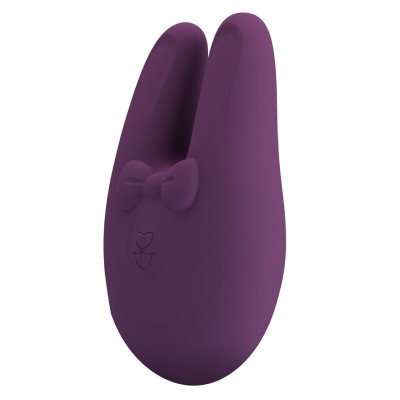 ROMANCE - BUNNY ESTIMULADOR EXTERNO COM 7 MODOS DE VIBRAÇÃO - D-246851 - Dona Pimenta