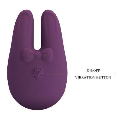 ROMANCE - BUNNY ESTIMULADOR EXTERNO COM 7 MODOS DE VIBRAÇÃO - D-246851 - Dona Pimenta