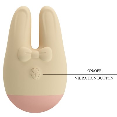 ROMANCE - BUNNY ESTIMULADOR EXTERNO COM 7 MODOS DE VIBRAÇÃO - D-246867 - Dona Pimenta