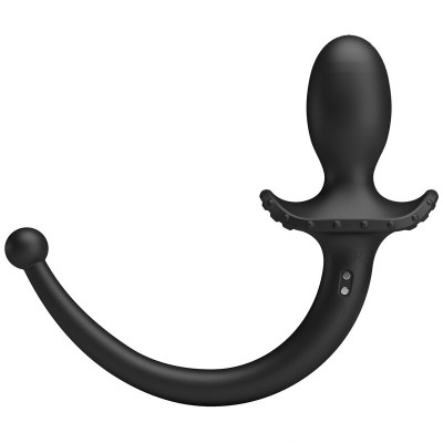 PRETTY LOVE - VIBRADOR ANAL E PERÍNEO COM CONTROLE POR APLICATIVO ANTHONY, PRETO - D-246056 - Dona Pimenta