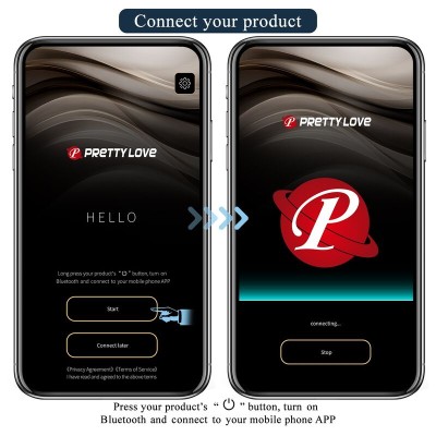 PRETTY LOVE - VIBRADOR ANAL E PERÍNEO COM CONTROLE POR APLICATIVO ANTHONY, PRETO - D-246056 - Dona Pimenta