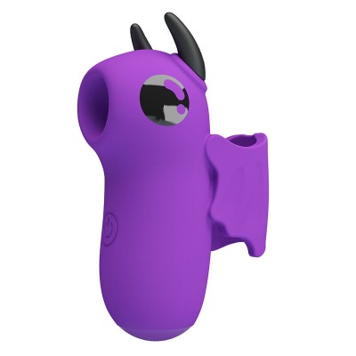 PRETTY LOVE - ESTIMULADOR DE DEDOS RECARREGÁVEL ROXO MAGIC DEVIL - D-246032 - Dona Pimenta