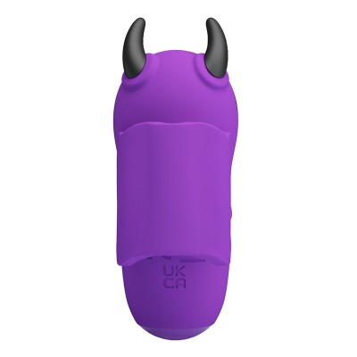 PRETTY LOVE - ESTIMULADOR DE DEDOS RECARREGÁVEL ROXO MAGIC DEVIL - D-246032 - Dona Pimenta