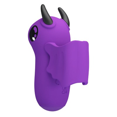 PRETTY LOVE - ESTIMULADOR DE DEDOS RECARREGÁVEL ROXO MAGIC DEVIL - D-246032 - Dona Pimenta