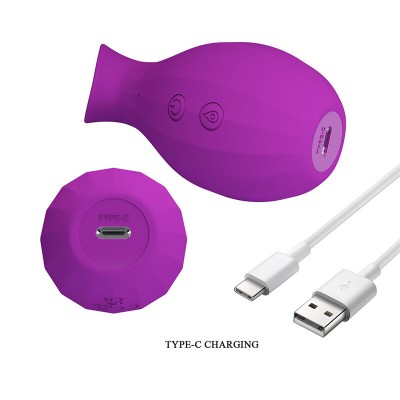 PRETTY LOVE - GARRAFA MÁGICA ESTIMULADOR CLITORIANO RECARREGÁVEL POR SUCÇÃO - ROXO - D-246075 - Dona Pimenta