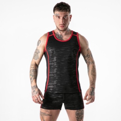LOCKER GEAR - REGATA AMARELA COM ACESSO MILITAR COMPLETO S - D-246686 - Dona Pimenta