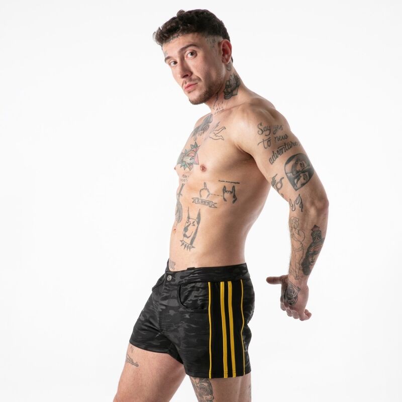 LOCKER GEAR- ACESSO MILITAR COMPLETO, CURTO, AMARELO S - D-246670 - Dona Pimenta