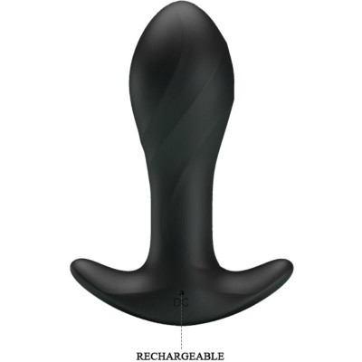 PRETTY LOVE VIBRADOR ANAL  NEGRO - D-220374 - Dona Pimenta