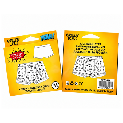 DIABLO PICANTE - CUECA PARA PÊNIS TAMANHO MÉDIO - D-245902 - Dona Pimenta