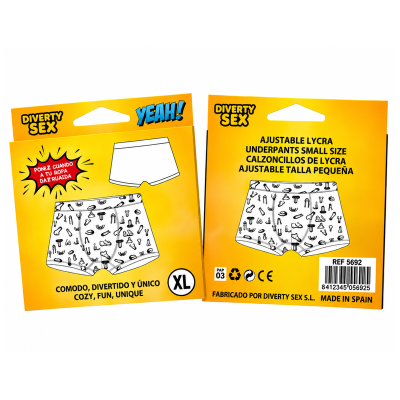 DIABLO PICANTE - CUECA PARA PÊNIS TAMANHO GRANDE - D-245903 - Dona Pimenta