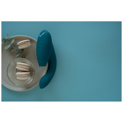 WOMANIZER - DUO 2 ESTIMULADOR BLUE PETROL - D-235686 - Dona Pimenta