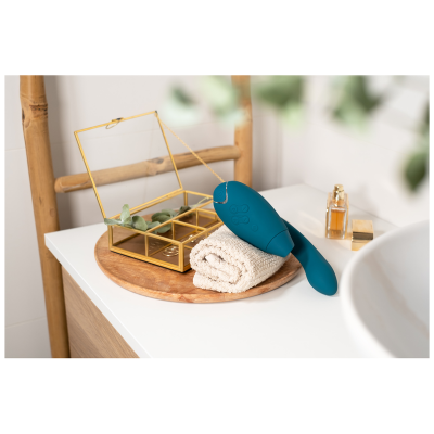 WOMANIZER - DUO 2 ESTIMULADOR BLUE PETROL - D-235686 - Dona Pimenta