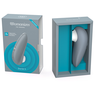 WOMANIZER - STARLET 3 CLITORAL STIMULATOR GREY - D-235666 - Dona Pimenta