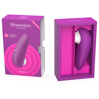 WOMANIZER - STARLET 3 ESTIMULADOR CLITORIAL VIOLETA - D-235665 - Dona Pimenta