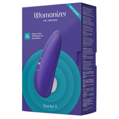 WOMANIZER - STARLET 3 ESTIMULADOR CLITORIAL INDIGO - D-235668 - Dona Pimenta