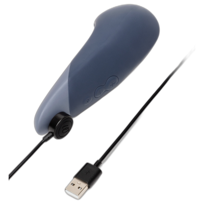 WOMANIZER - VIBE VIBRADOR SILENCIOSO DE USO À DIRETA AZUL ESCURO - D-245108 - Dona Pimenta