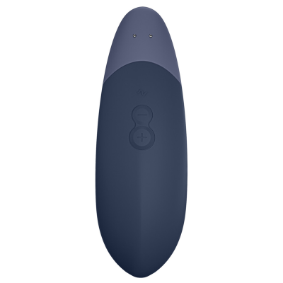 WOMANIZER - VIBE VIBRADOR SILENCIOSO DE USO À DIRETA AZUL ESCURO - D-245108 - Dona Pimenta