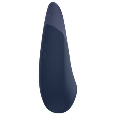 WOMANIZER - VIBE VIBRADOR SILENCIOSO DE USO À DIRETA AZUL ESCURO - D-245108 - Dona Pimenta