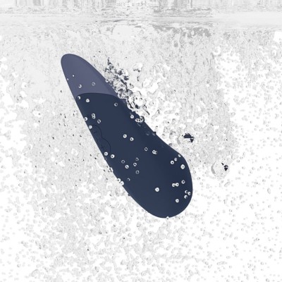 WOMANIZER - VIBE VIBRADOR SILENCIOSO DE USO À DIRETA AZUL ESCURO - D-245108 - Dona Pimenta