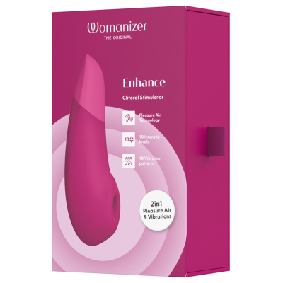 WOMANIZER - Estimulador Clitoriano Enhance Rosa Vibrante - D-245094 - Dona Pimenta