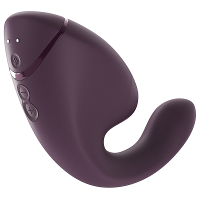 WOMANIZER - DUO NEXT Estimulador Duplo de Clitóris e Ponto G Roxo Escuro - D-245098 - Dona Pimenta