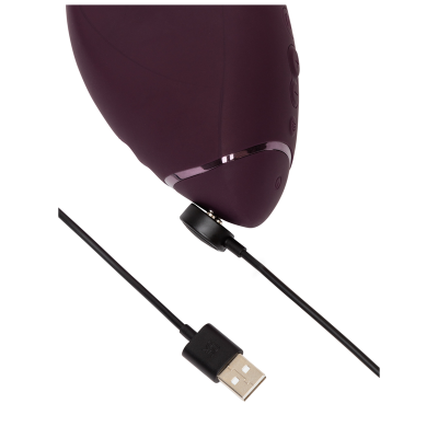 WOMANIZER - DUO NEXT Estimulador Duplo de Clitóris e Ponto G Roxo Escuro - D-245098 - Dona Pimenta