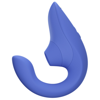WOMANIZER - VIBRADOR ESTIMULADOR BLEND RABBIT AZUL VIBRANTE - D-245100 - Dona Pimenta