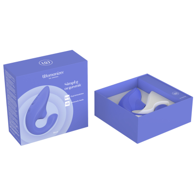 WOMANIZER - VIBRADOR ESTIMULADOR BLEND RABBIT AZUL VIBRANTE - D-245100 - Dona Pimenta
