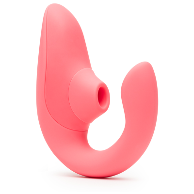 WOMANIZER - VIBRADOR ESTIMULADOR BLEND RABBIT ROSA VIBRANTE - D-245102 - Dona Pimenta