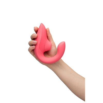 WOMANIZER - VIBRADOR ESTIMULADOR BLEND RABBIT ROSA VIBRANTE - D-245102 - Dona Pimenta