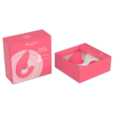 WOMANIZER - VIBRADOR ESTIMULADOR BLEND RABBIT ROSA VIBRANTE - D-245102 - Dona Pimenta