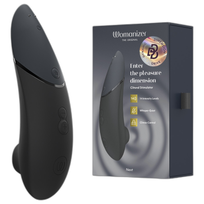 WOMANIZER - PRÓXIMO ESTIMULADOR CLITORIAL PRETO - D-245103 - Dona Pimenta