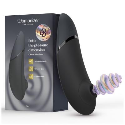 WOMANIZER - PRÓXIMO ESTIMULADOR CLITORIAL PRETO - D-245103 - Dona Pimenta