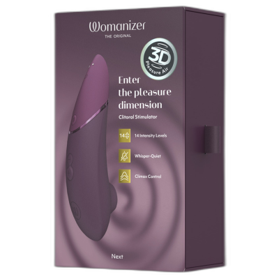 WOMANIZER - PRÓXIMO ESTIMULADOR CLITORIAL ROXO ESCURO - D-245104 - Dona Pimenta
