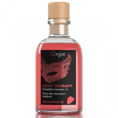 ORGIE - MASSAGEM LÁBIOS MORANGO BEIJÁVEL CONJUNTO DE MASSAGEM BEIJÁVEL 100 ML - D-246787 - Dona Pimenta