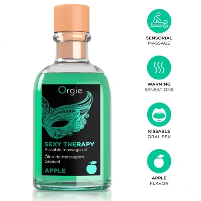 ORGIE - MASSAGEM LABIAL MAÇÃ BEIJÁVEL CONJUNTO DE MASSAGEM 100 ML - D-246786 - Dona Pimenta