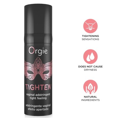 ORGIE - GEL ÍNTIMO APERTADOR SENSAÇÃO DE APERTO 15 ML - D-246755 - Dona Pimenta