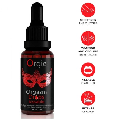 ORGIE - GOTAS DE ORGASMO PARA EXCITAÇÃO CLITÓRICA BEIJÁVEL 30 ML - D-246758 - Dona Pimenta