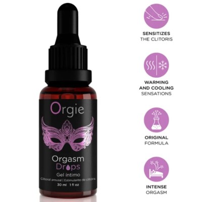 ORGIE - GOTAS PARA ORGASMO E ESTIMULAÇÃO CLITORIANA 30 ML - D-246757 - Dona Pimenta